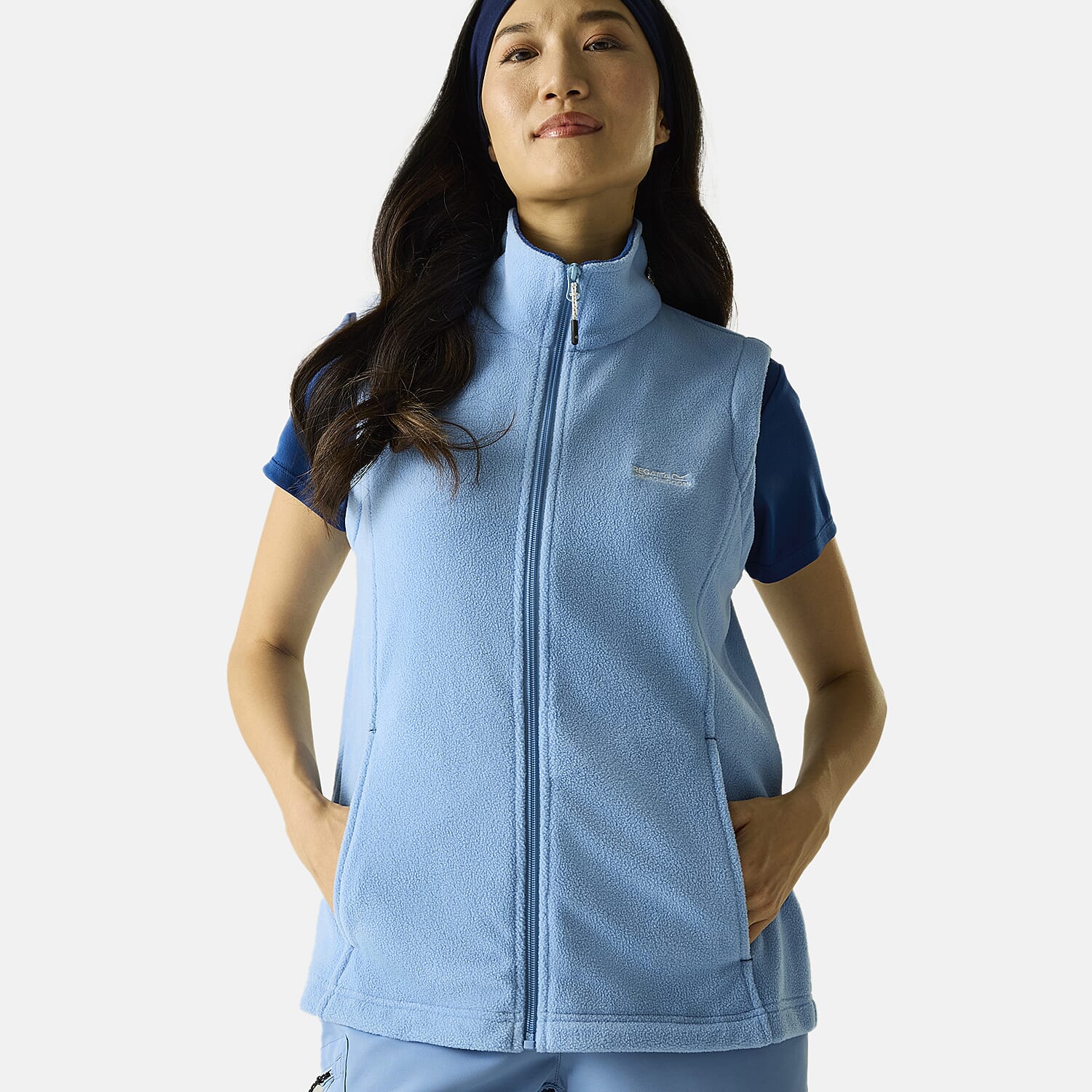 Regatta Womens Soft Fleece Gilet (Size 26) - Denim Blue