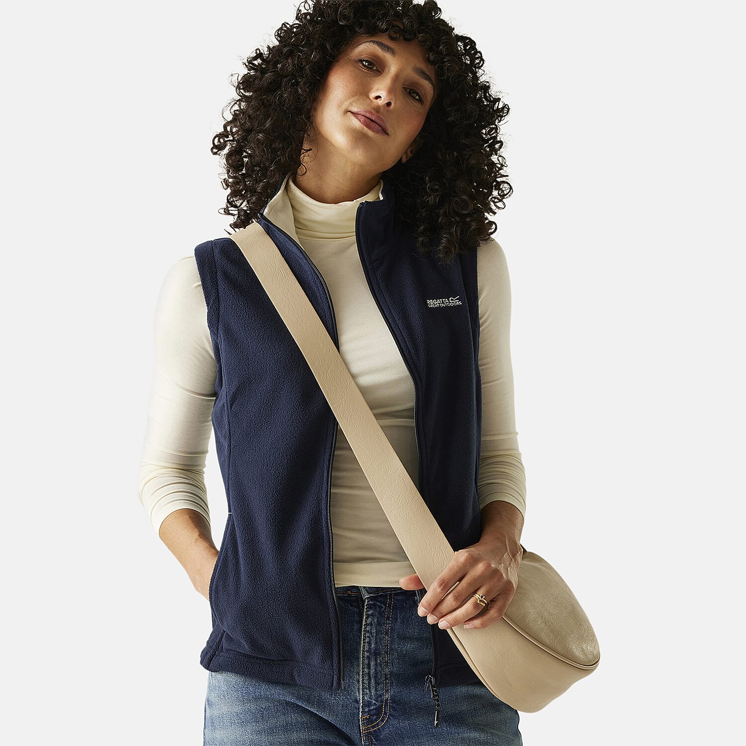 Regatta Womens Soft Fleece Gilet (Size 14) - Blue