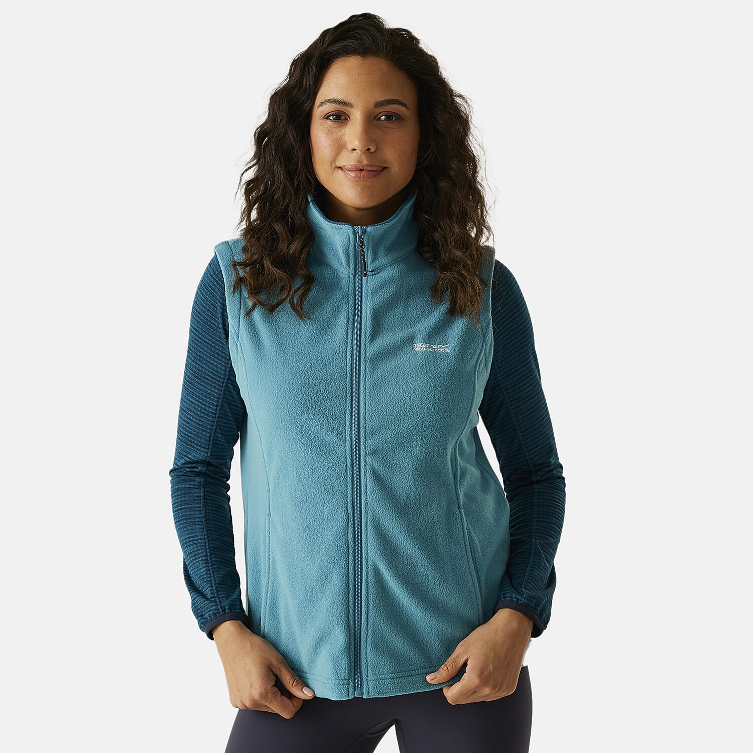 Regatta Womens Soft Fleece Gilet (Size 12) - Storm Blue