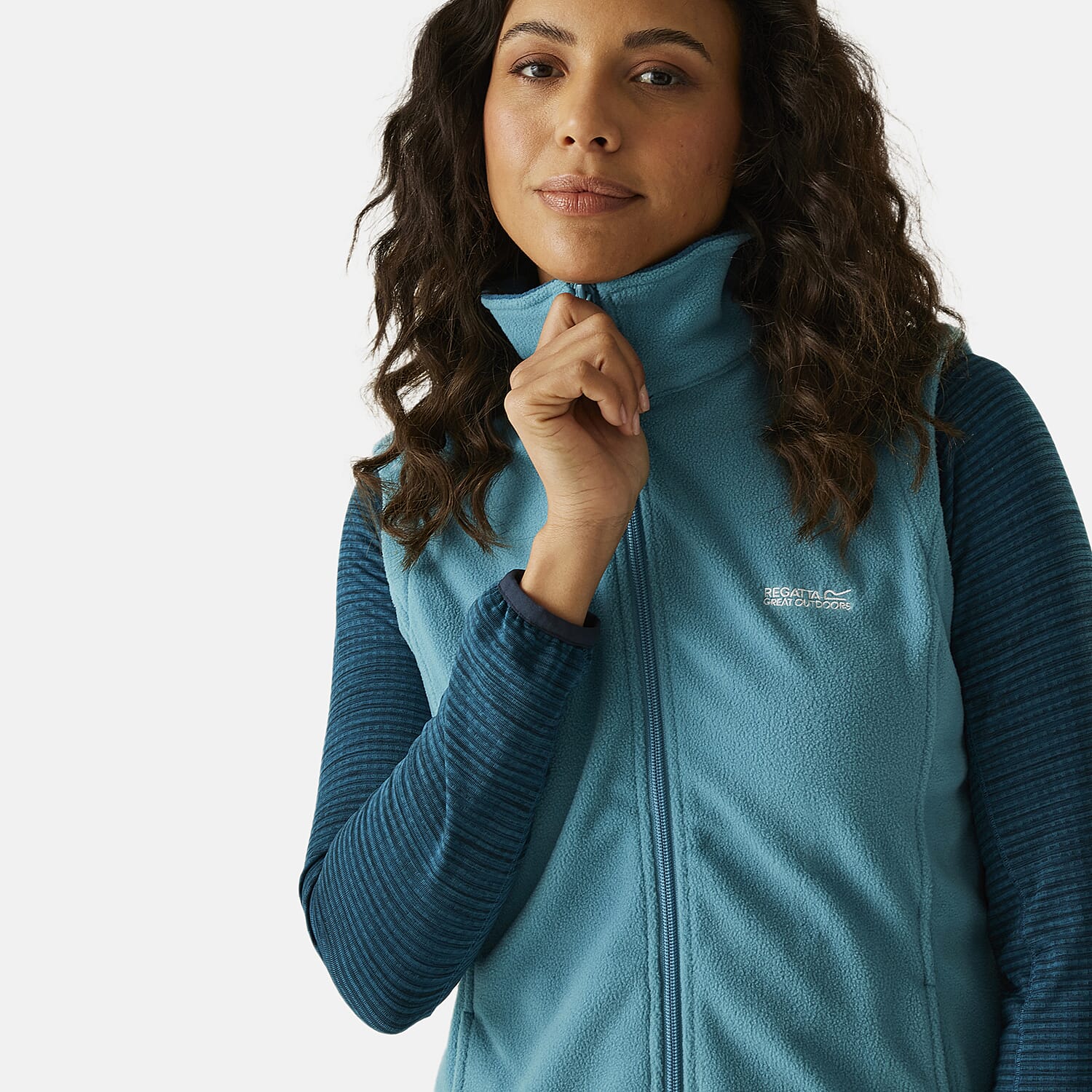 Regatta Womens Soft Fleece Gilet (Size 12) - Storm Blue