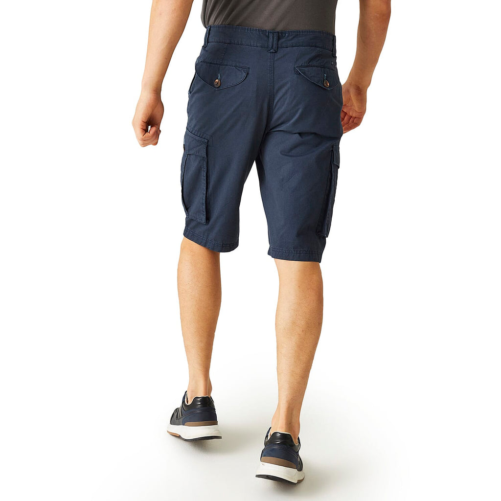REGATTA 100% Cotton Shorebay Shorts (Size 32) - Navy