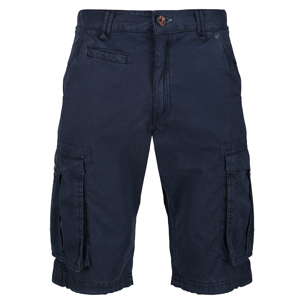 REGATTA 100% Cotton Shorebay Shorts (Size 32) - Navy