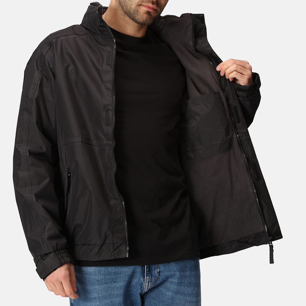 Regatta Dover Fleece Lined Jacket (Size L) - Black