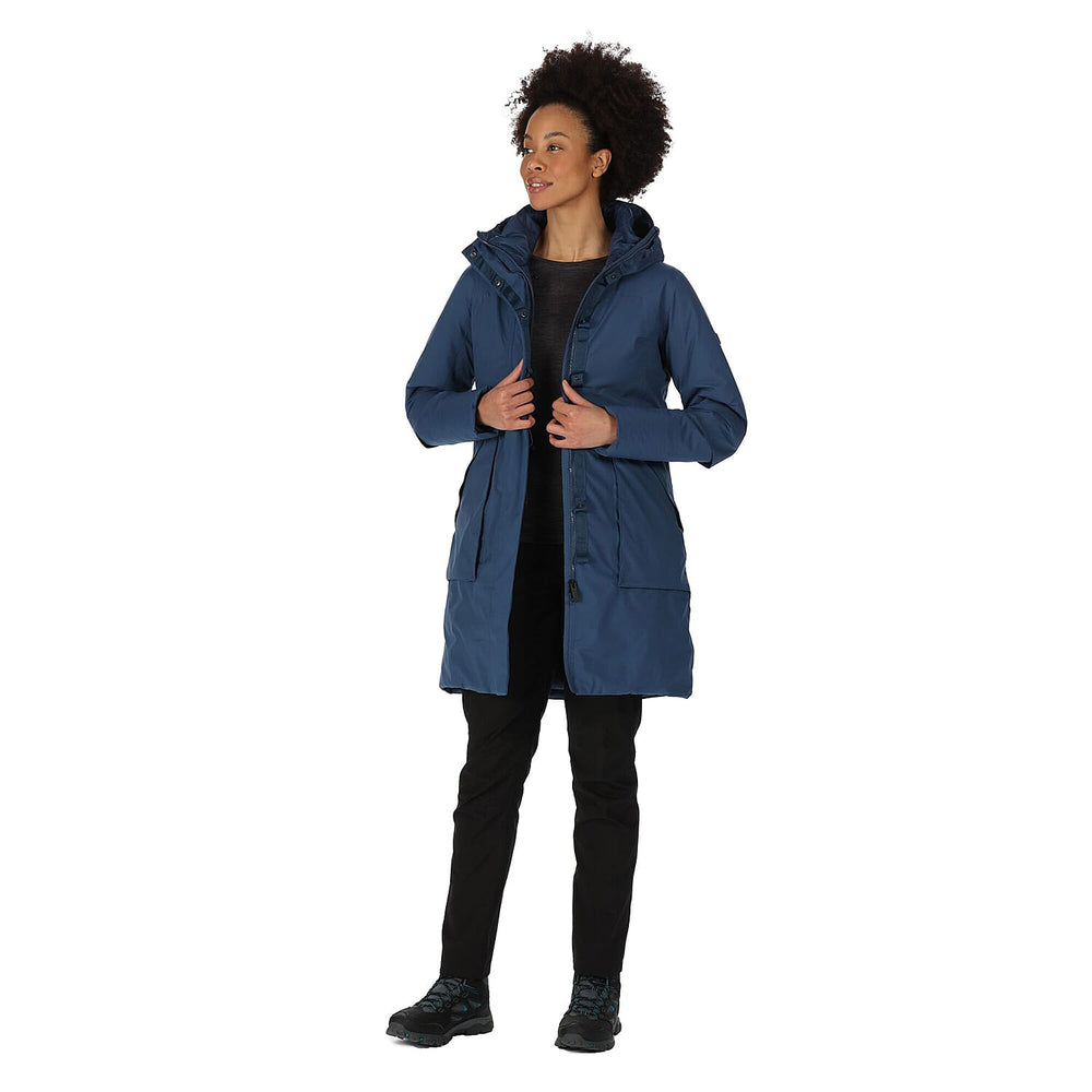 Regatta Insulated Padded Jacket (Size 8-10)  - Dark Denim