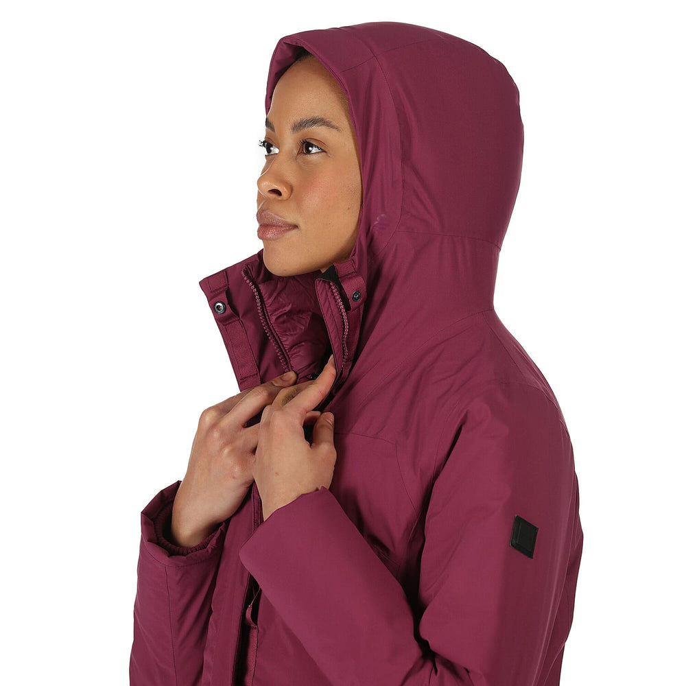 Regatta Insulated Padded Womens Yewbank Jacket Plum - Size 8