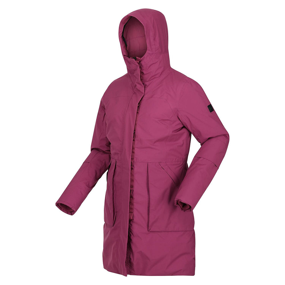 Regatta Insulated Padded Womens Yewbank Jacket Plum - Size 8