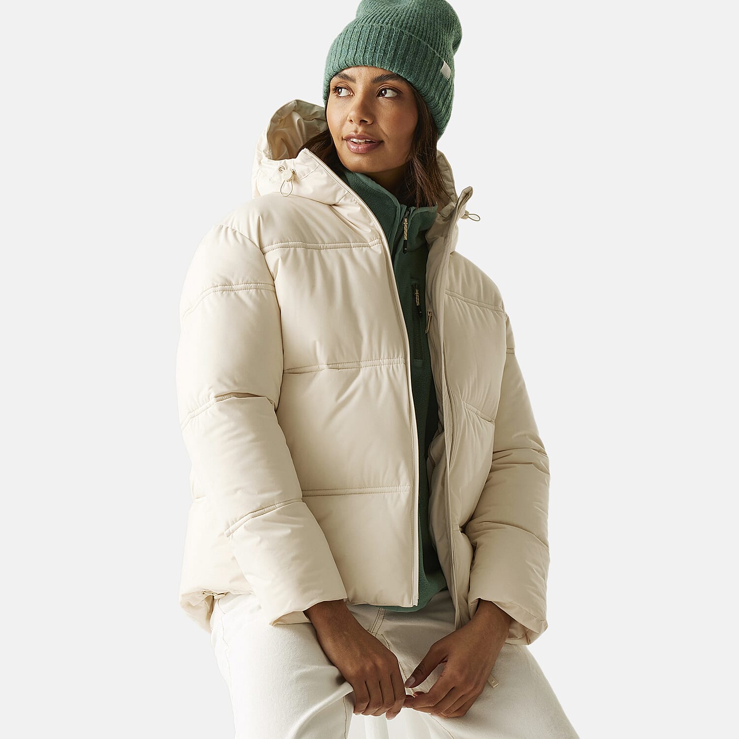 Regatta Womens Padded Jacket (Size 12) - Lightvanilla