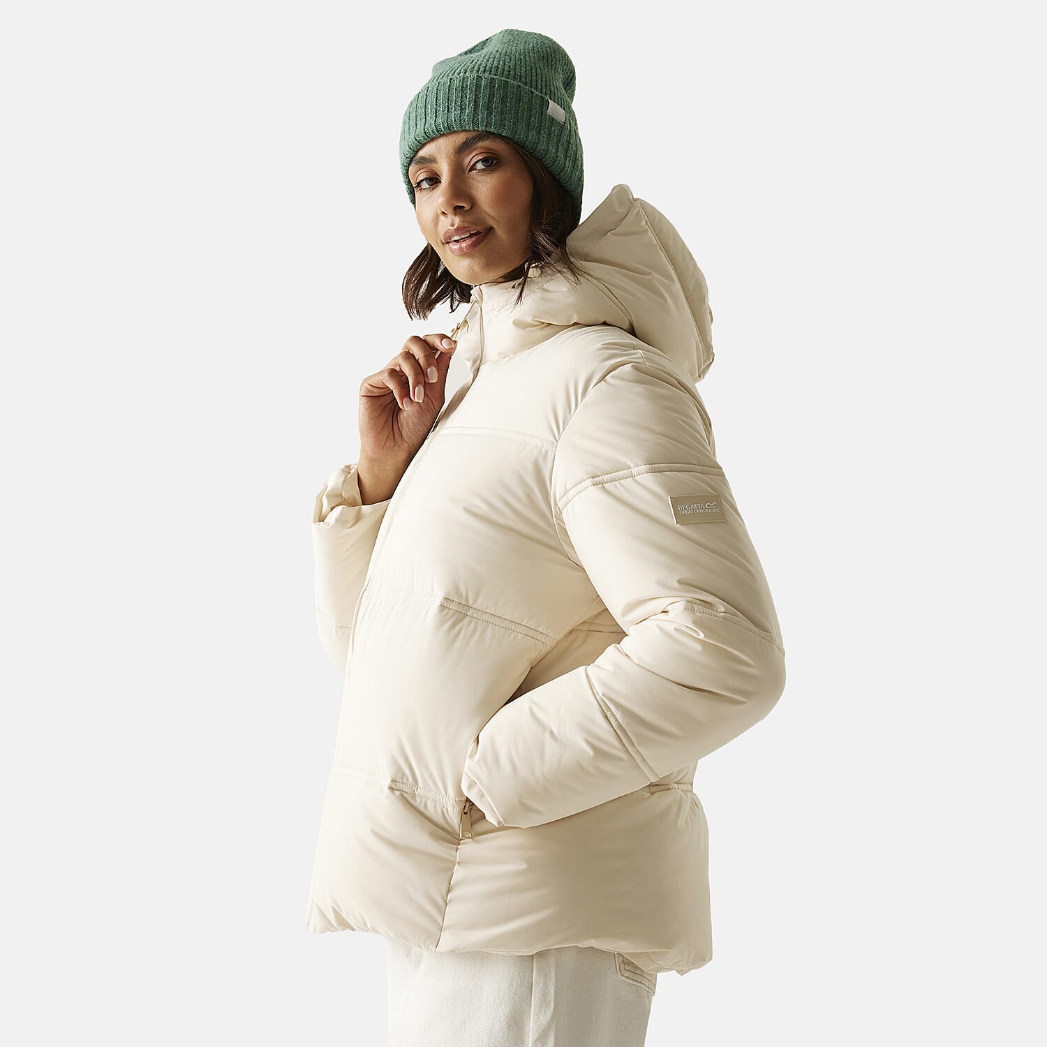 Regatta Womens Padded Jacket (Size 12) - Lightvanilla