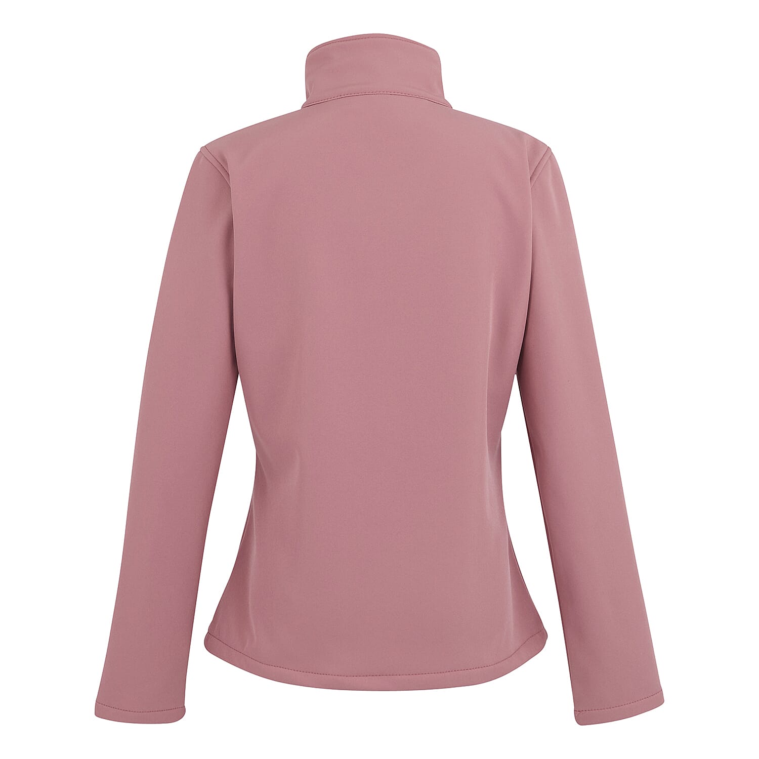 Regatta Womens Softshell Fleece Jacket With Full Zip (Size 16) - Dusty Rose