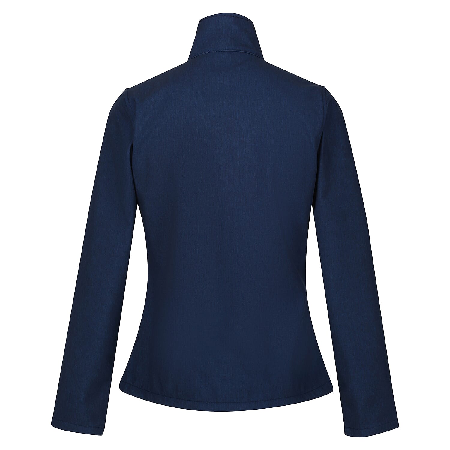 Regatta Womens Softshell Fleece Jacket With Full Zip (Size 16) - Navy Marl