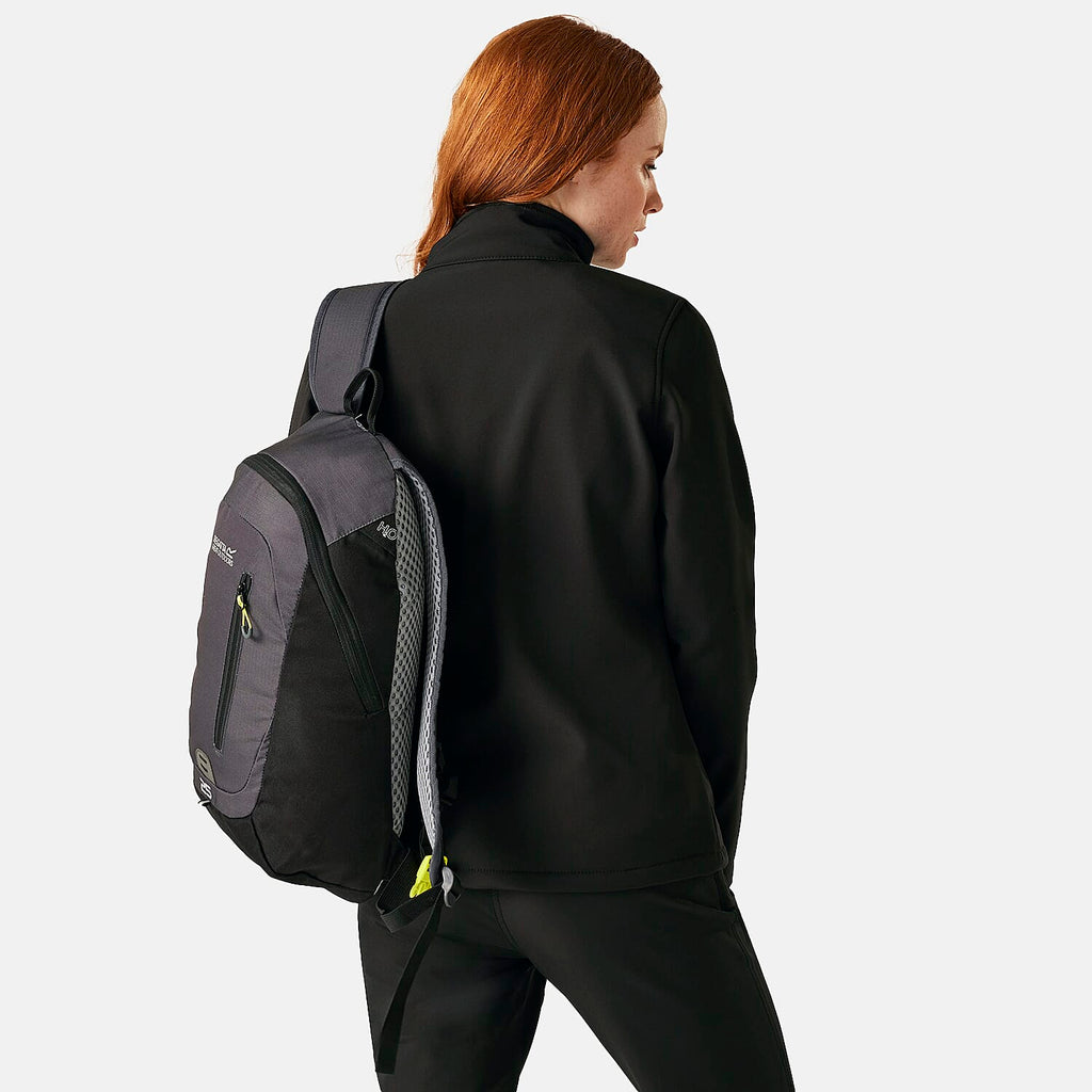 Regatta Womens Softshell Fleece Jacket With Full Zip (Size 18) - Black