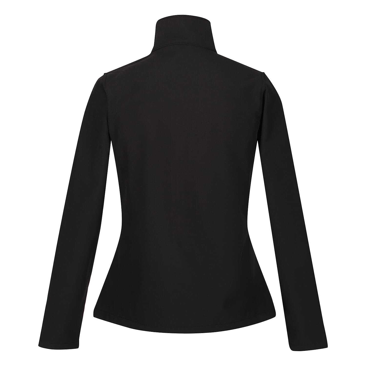 Regatta Womens Softshell Fleece Jacket With Full Zip (Size 18) - Black