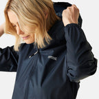 Regatta Womens Full Waterproof Jacket With Packet Pouch (Size 18) - Midnight