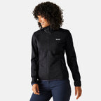 Regatta Womens Full Zip Fleece Jacket With Contrast Trim (Size 18) - Navy