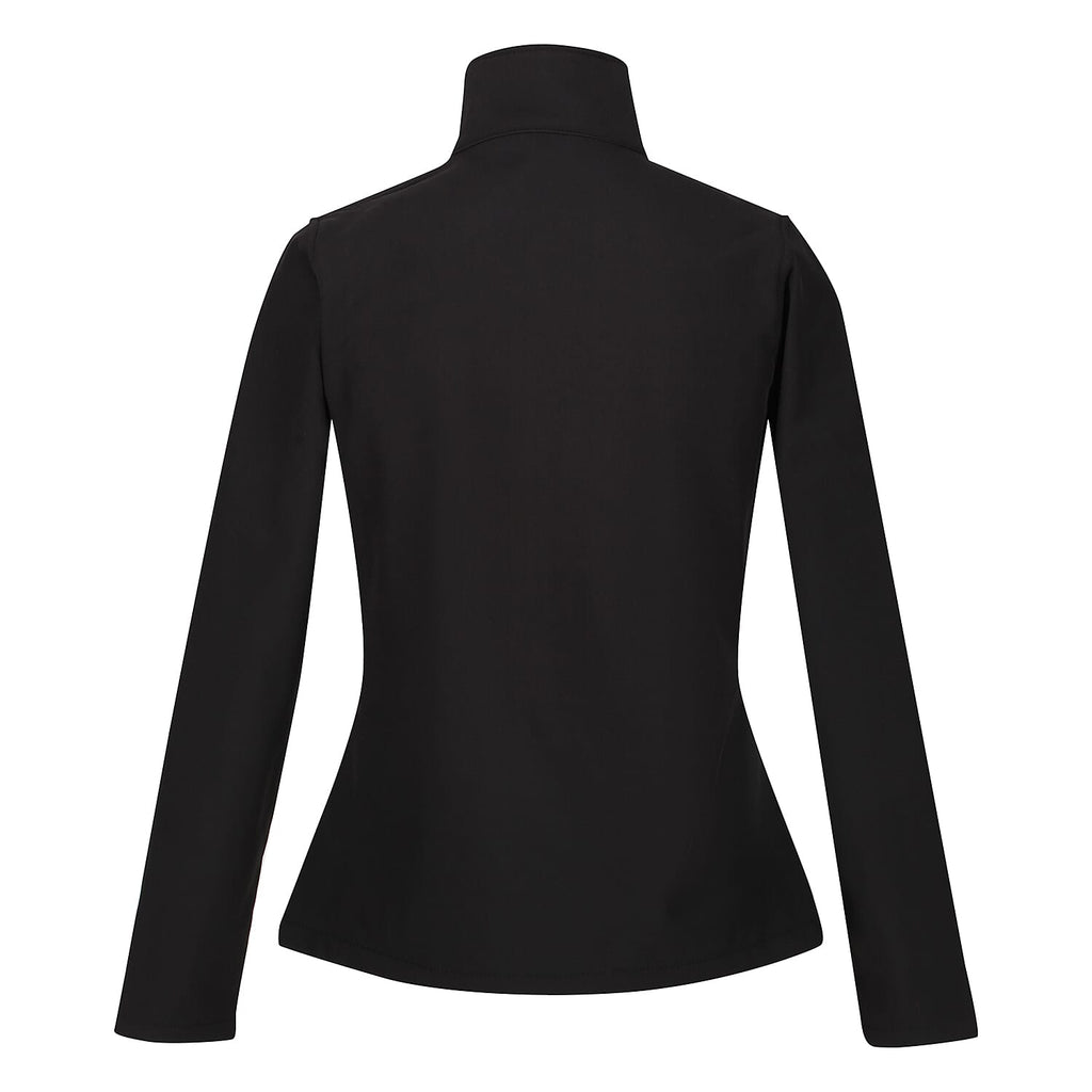 Regatta Womens Softshell Fleece Jacket With Full Zip (Size 20) - Black