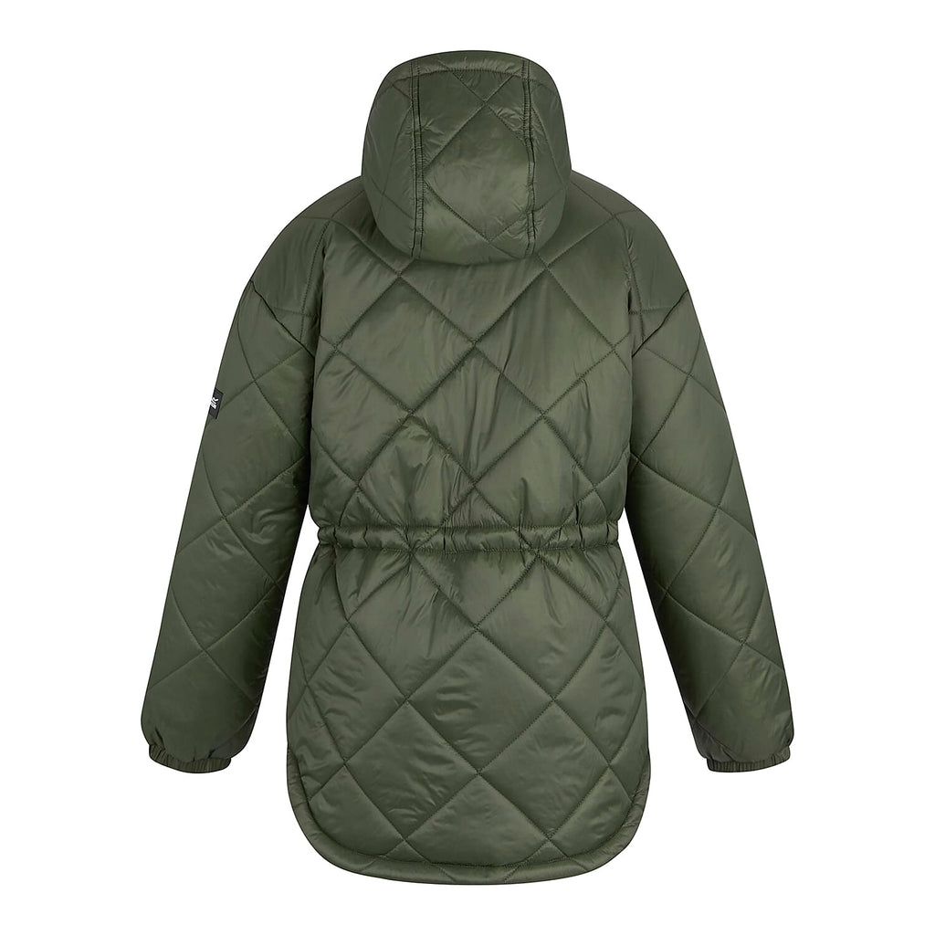 Regatta Womens Lightweight Waterproof Quited Jacket (Size 20) - Dark Khaki
