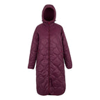Regatta Womens Longline Waterproof Quilted Jacket (Size 20) - Fig