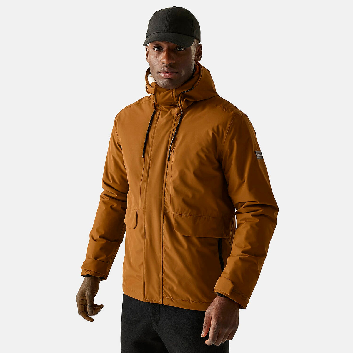 Regatta Mens Fleece Lined Waterproof Insulated Jackets With Storm Hood And Pockets (Size