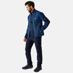 Regatta Mens Soft Brushed Full-Zip Fleece (Size 55-57In) - Snorkel Blue