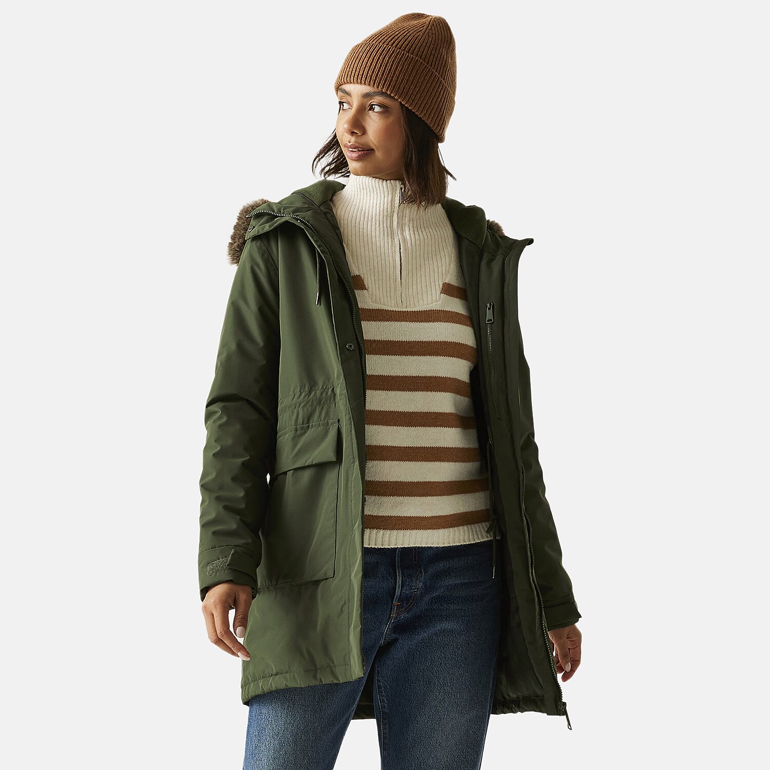 Regatta  Jacket (Size - 8) - Dark Khaki