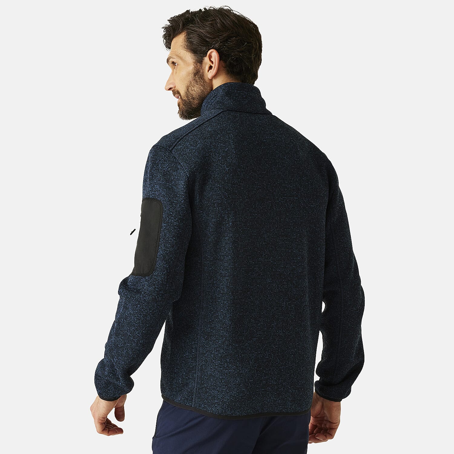 Regatta Mens Soft Brushed Full-Zip Fleece (Size 41-42In) - Moonlight Denim