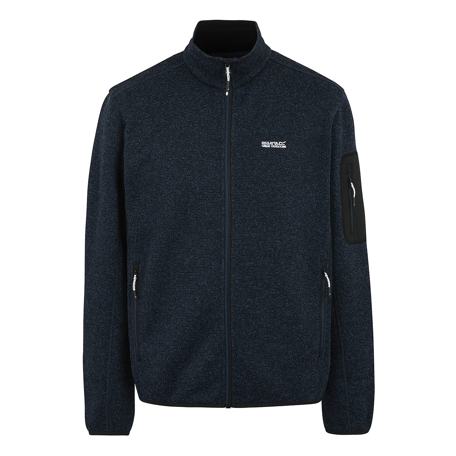 Regatta Mens Soft Brushed Full-Zip Fleece (Size 41-42In) - Moonlight Denim