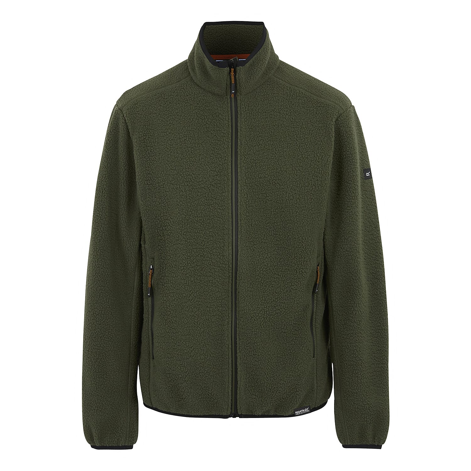 Regatta Mens Full-Zip Lightweight Fleece (Size L) - Olive Night