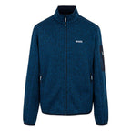 Regatta Mens Soft Brushed Full-Zip Fleece (Size 39-40In) - Snorkel Blue
