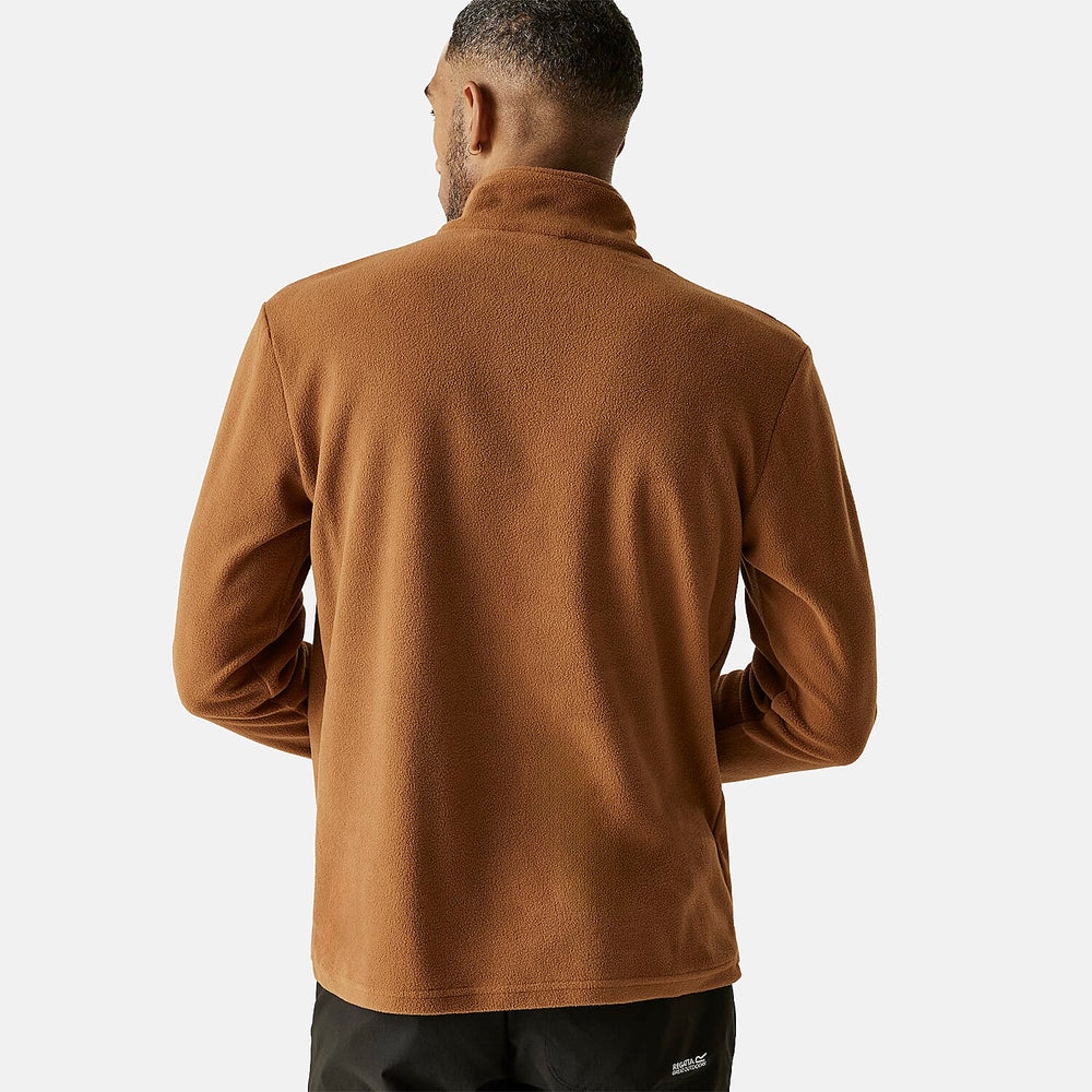 Regatta Mens Lightweight Half-Zip Fleece (Size M) - Brown