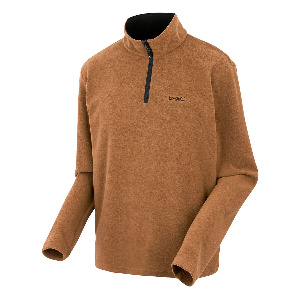 Regatta Mens Lightweight Half-Zip Fleece (Size M) - Brown