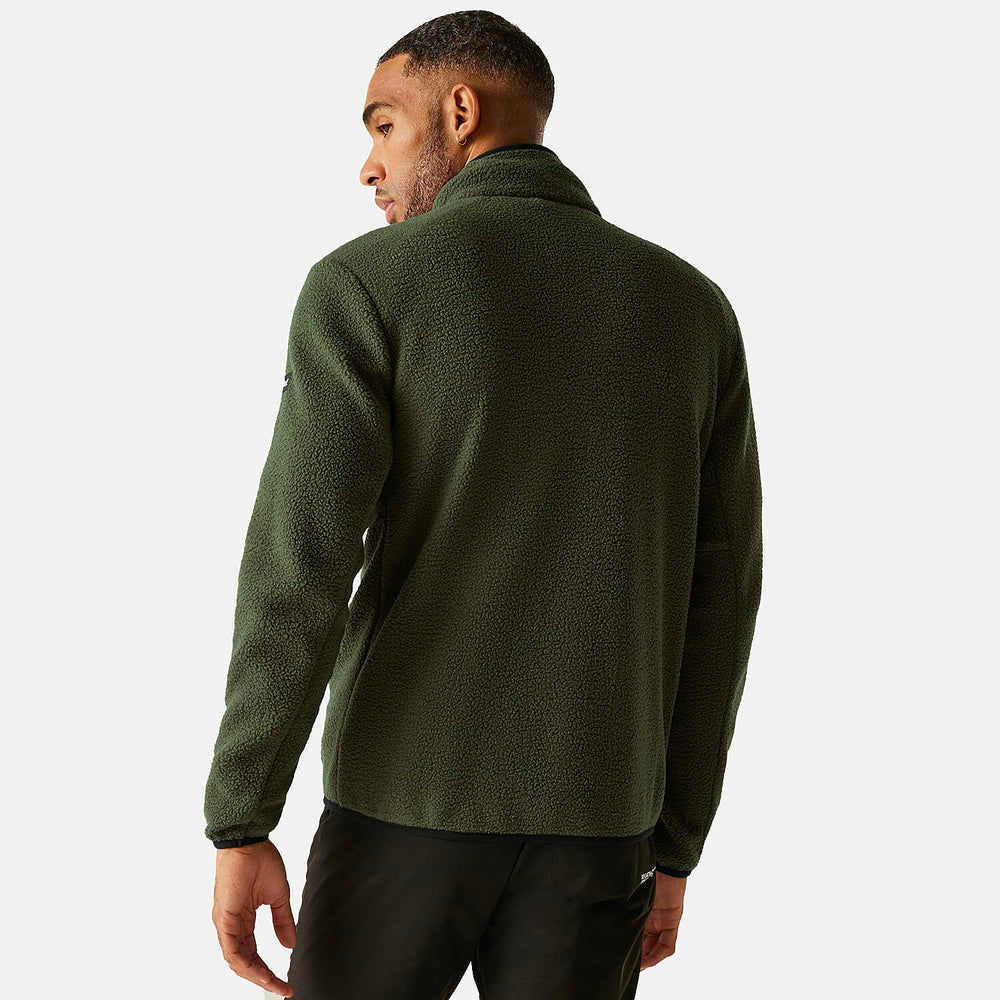 Regatta Mens Full-Zip Lightweight Fleece (Size M) - Olive Night
