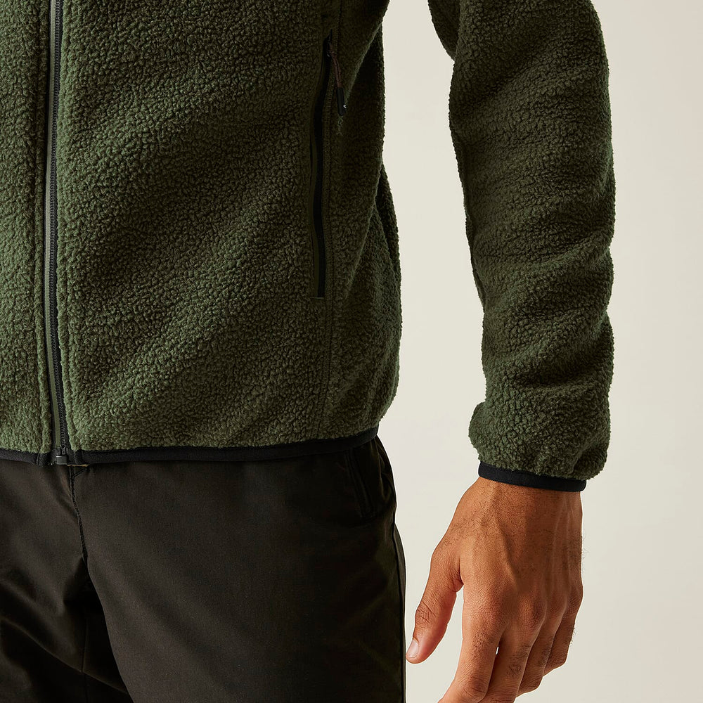 Regatta Mens Full-Zip Lightweight Fleece (Size M) - Olive Night