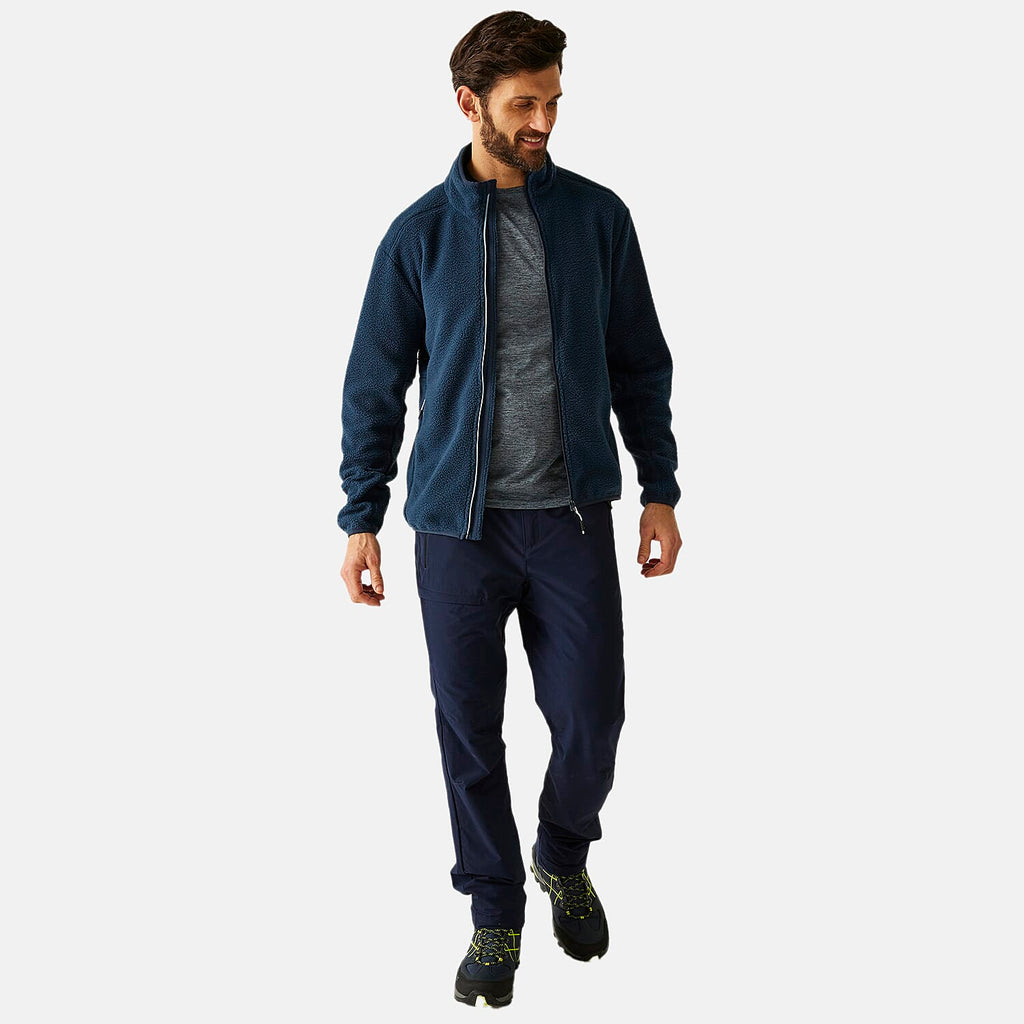 Regatta Mens Full-Zip Lightweight Fleece (Size XL) - Moon Light Denim