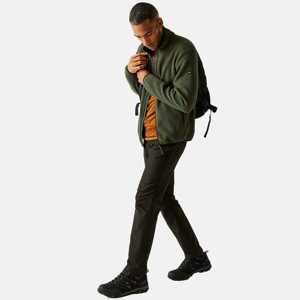 Regatta Mens Full-Zip Lightweight Fleece (Size XL) - Olive Night