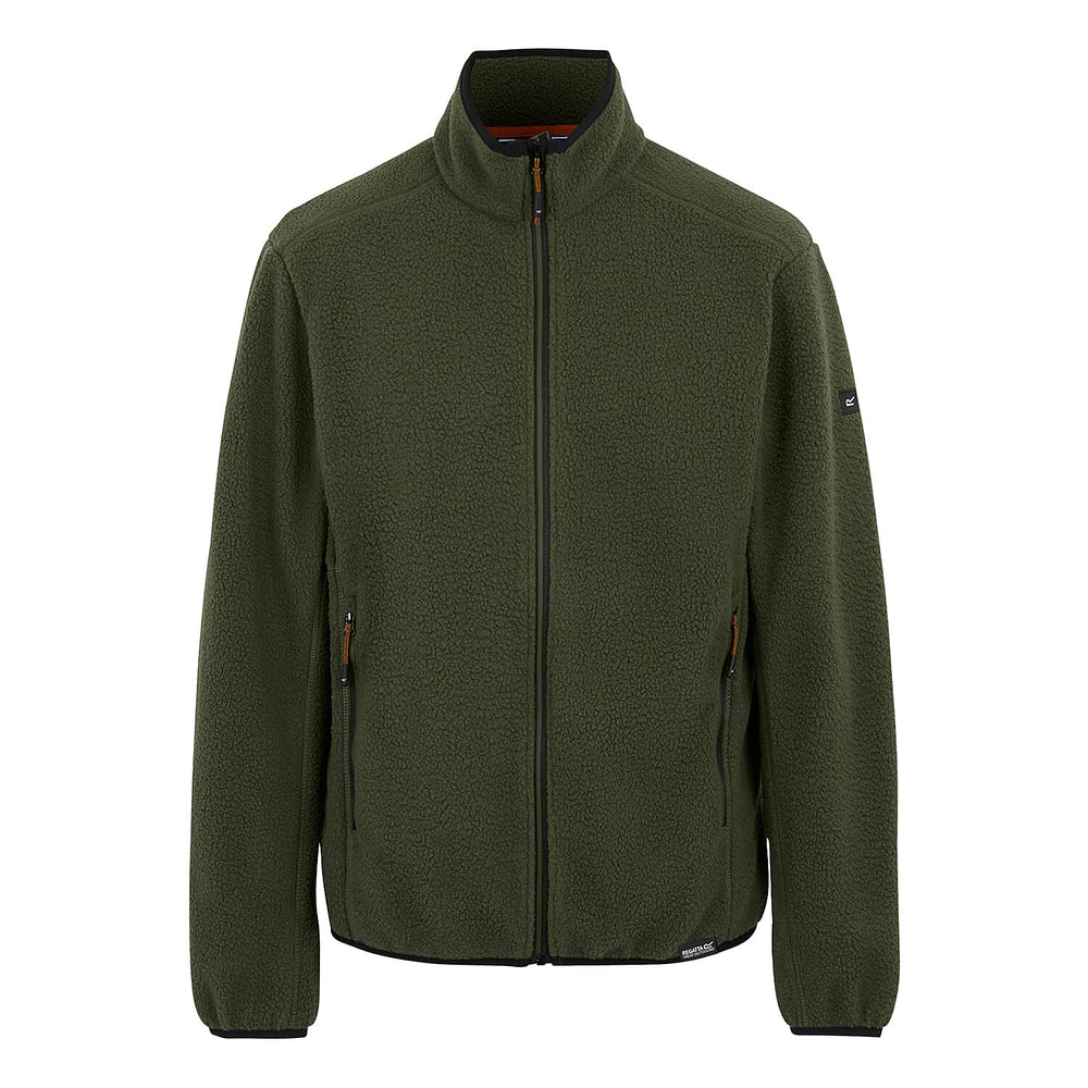 Regatta Mens Full-Zip Lightweight Fleece (Size XL) - Olive Night