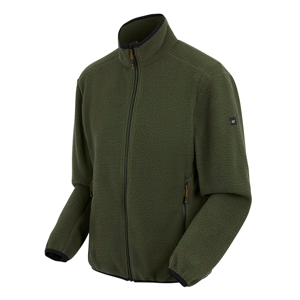 Regatta Mens Full-Zip Lightweight Fleece (Size XL) - Olive Night
