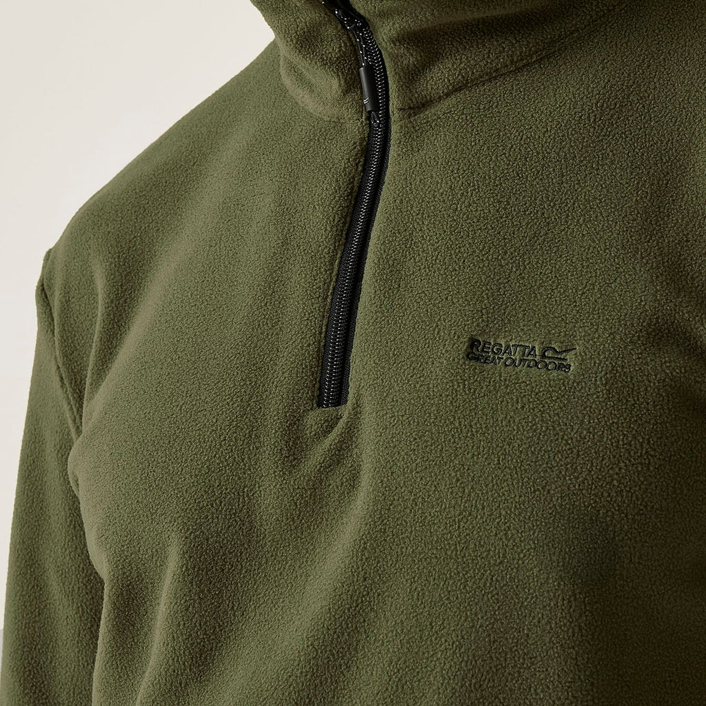 Regatta Mens Lightweight Half-Zip Fleece (Size XL) - Green