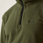 Regatta Mens Lightweight Half-Zip Fleece (Size XL) - Green