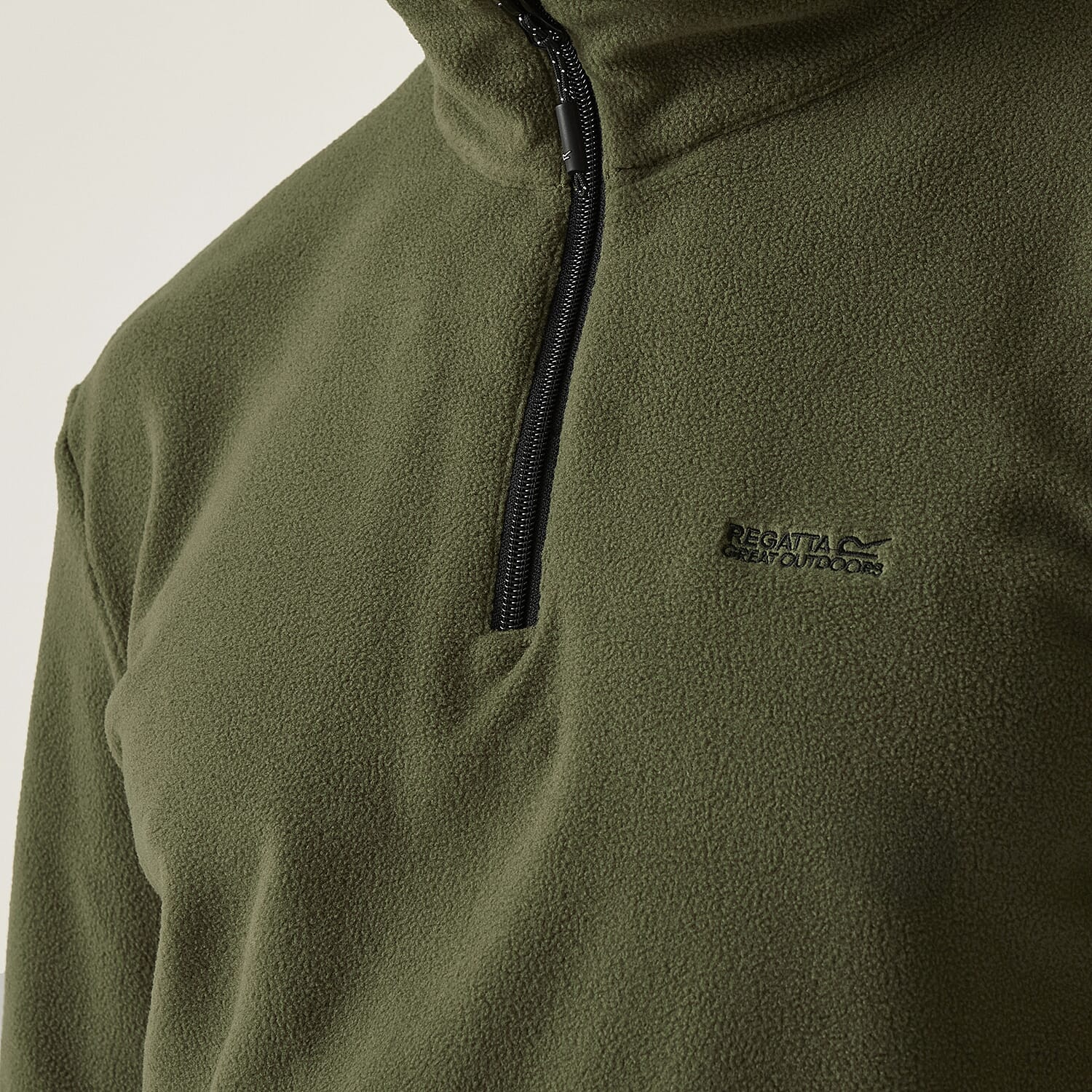 Regatta Mens Lightweight Half-Zip Fleece (Size XL) - Green