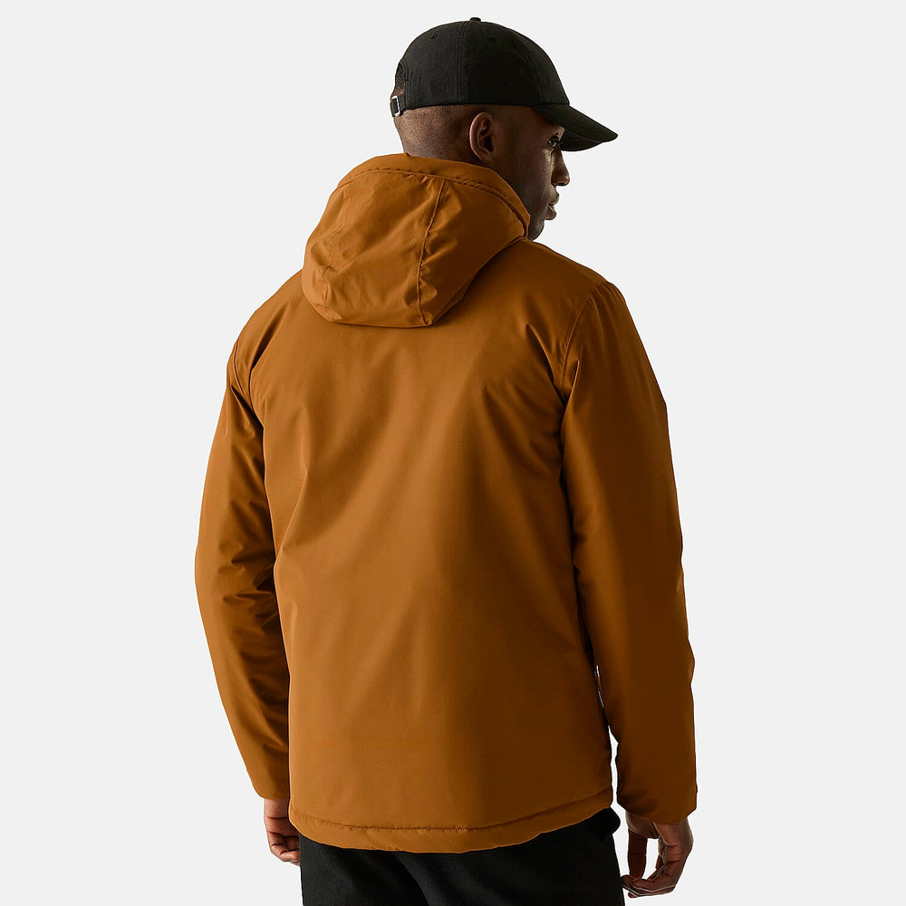 Regatta Mens Fleece Lined Waterproof Insulated Jackets With Storm Hood And Pockets (Size 117-122Inch) - Brown