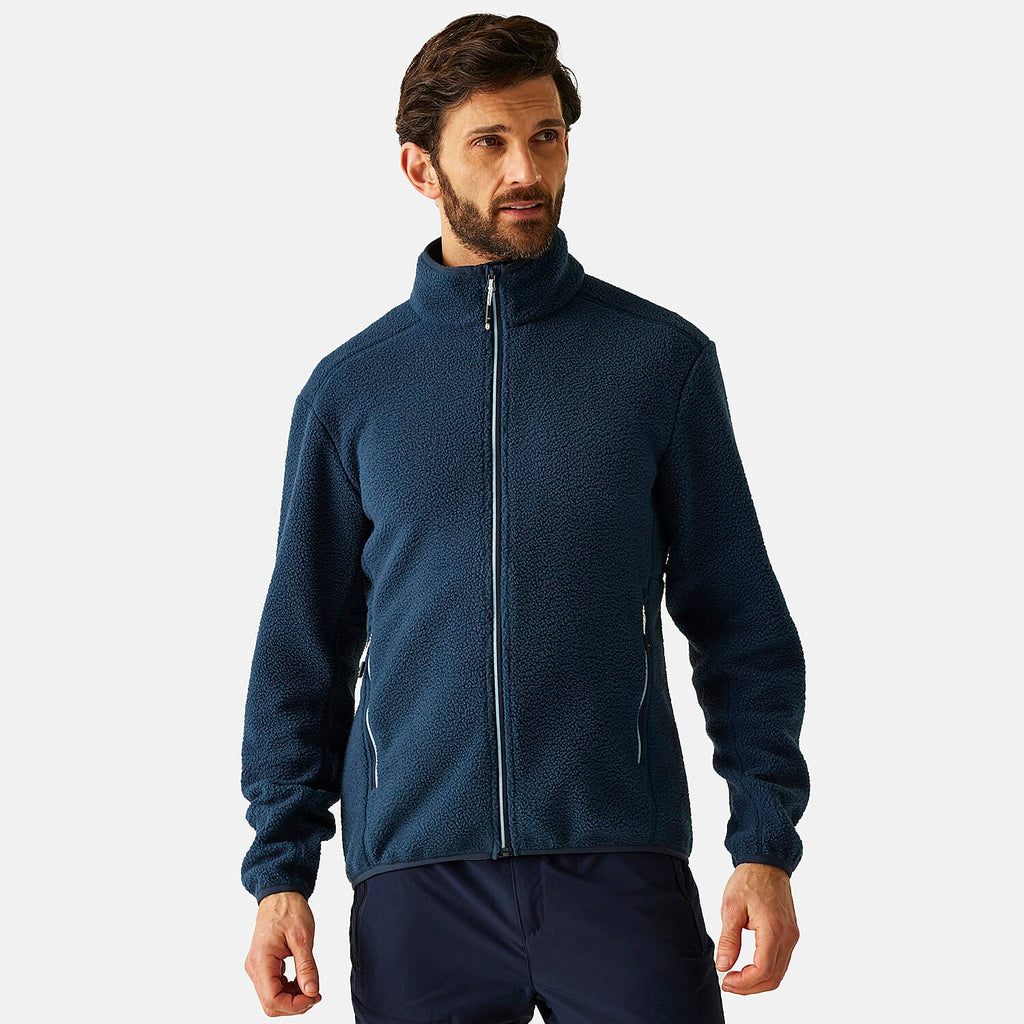 Regatta Mens Full-Zip Lightweight Fleece (Size XXL) - Moon Light Denim