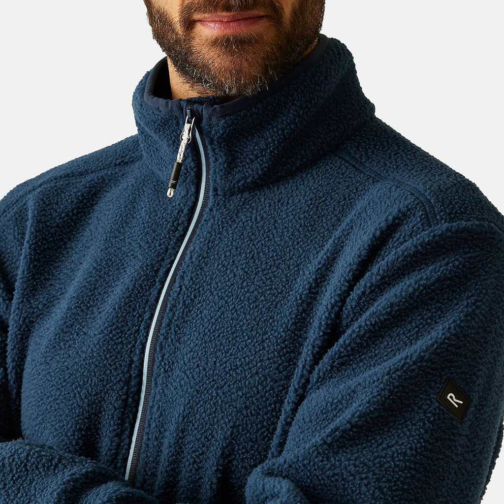Regatta Mens Full-Zip Lightweight Fleece (Size XXL) - Moon Light Denim