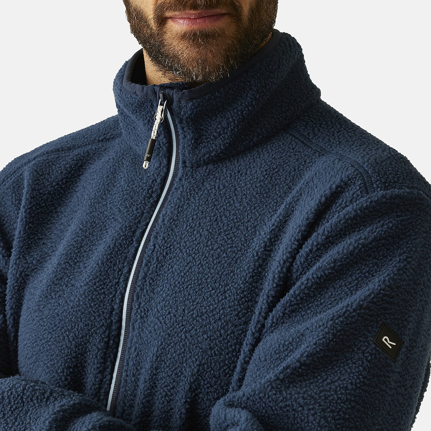 Regatta Mens Full-Zip Lightweight Fleece (Size XXL) - Moon Light Denim