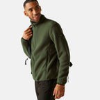 Regatta Mens Full-Zip Lightweight Fleece (Size XXL) - Olive Night