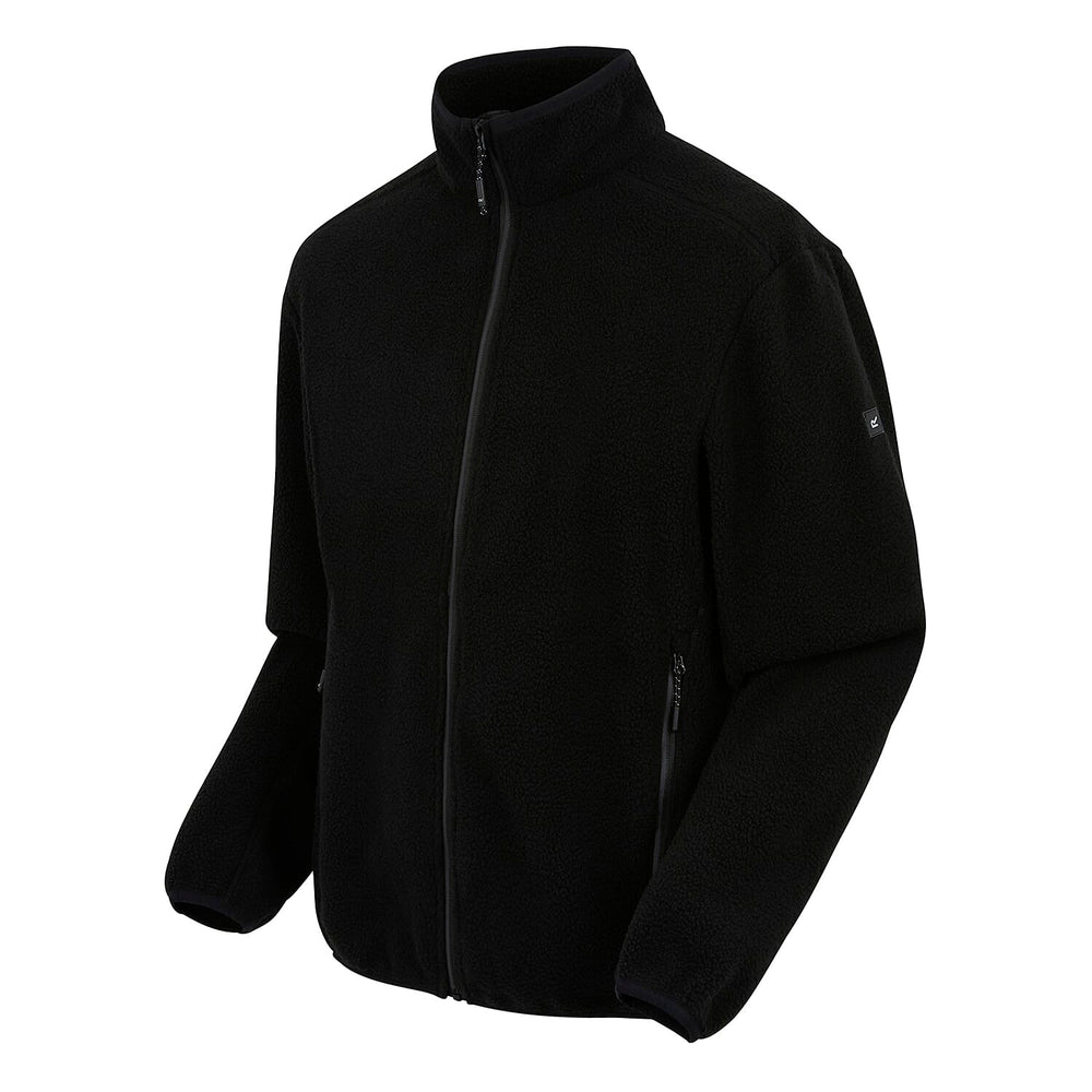 Regatta Mens Full-Zip Lightweight Fleece (Size XXXL) - Black