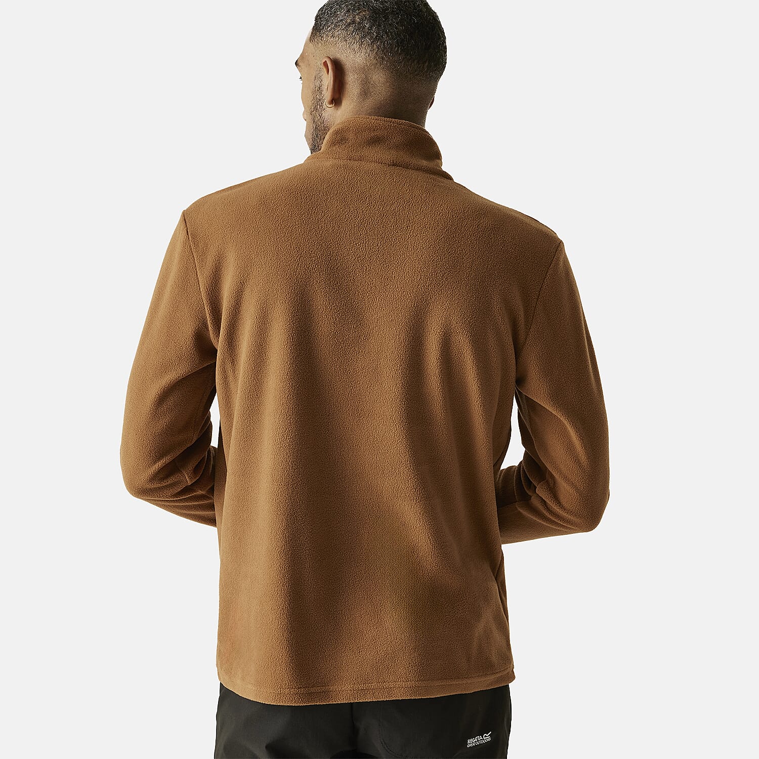 Regatta Mens Lightweight Half-Zip Fleece (Size XXXL) - Brown