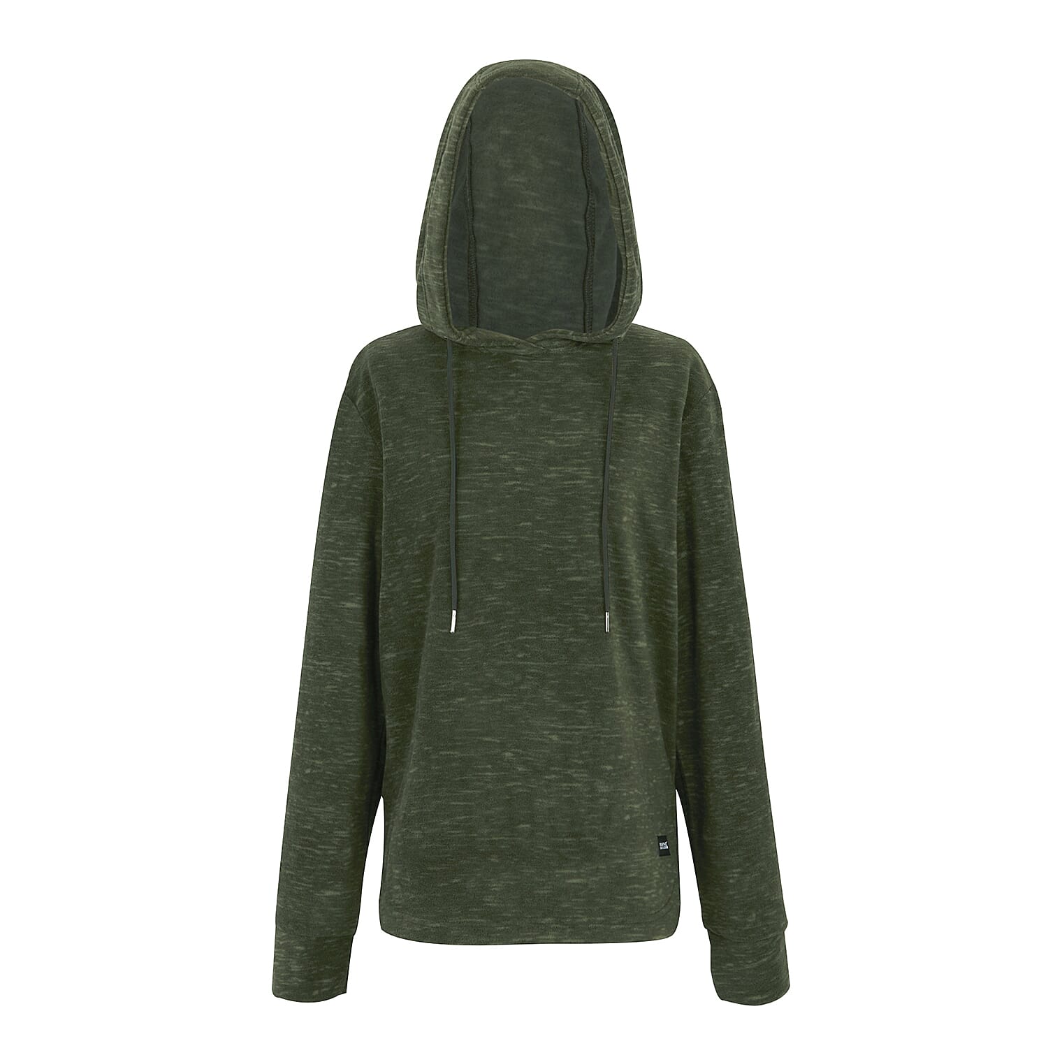 Regatta Womens Marl Fleece Hoodie (Size 20) - Dark Khaki