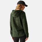 Regatta Womens Marl Fleece Hoodie (Size 22) - Dark Khaki