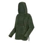 Regatta Womens Marl Fleece Hoodie (Size 22) - Dark Khaki