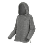 Regatta Womens Marl Fleece Hoodie (Size 24) - Seed Grey